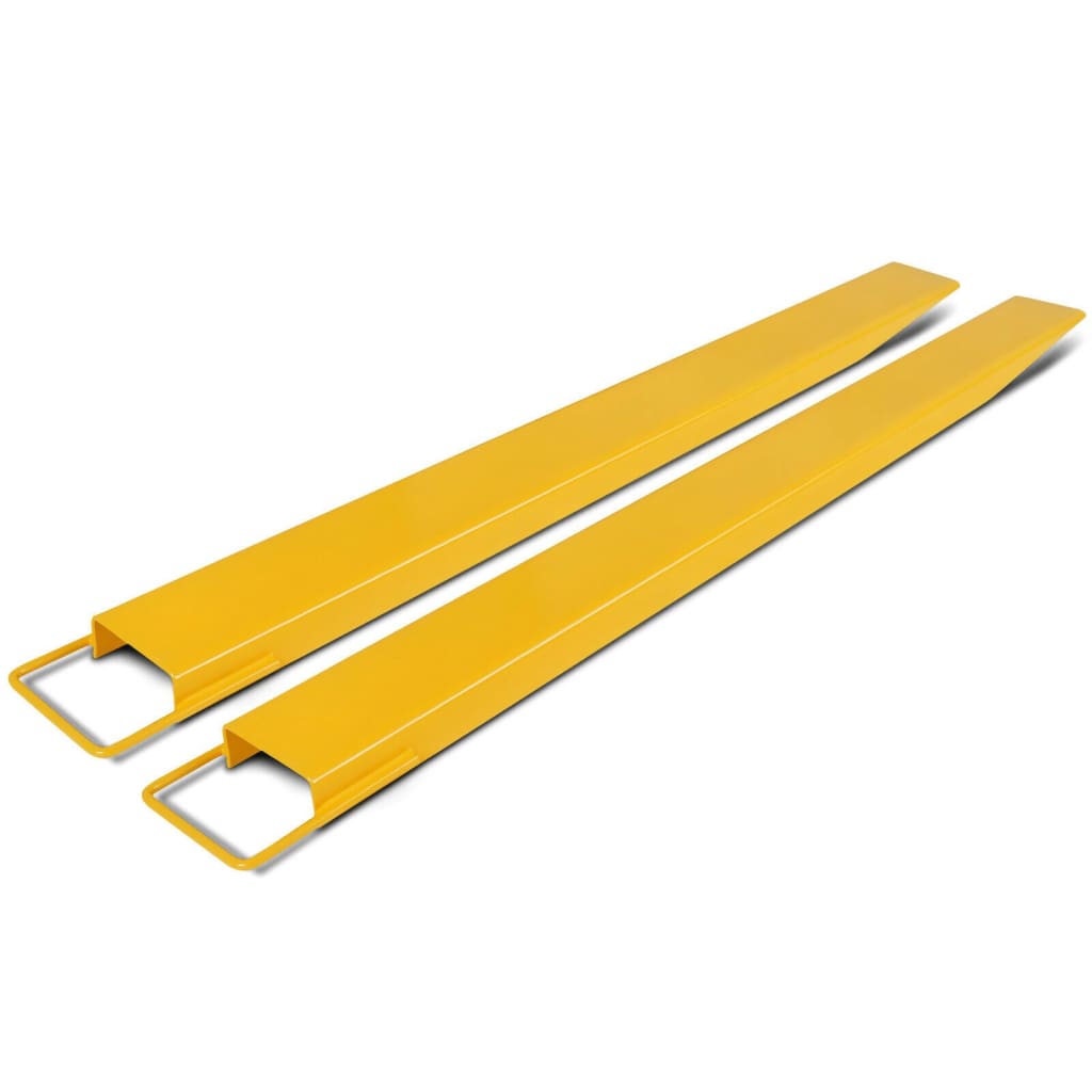 Industrial Forklift Pallet Fork Extensions PAIR High Tensile Strength - Attachments