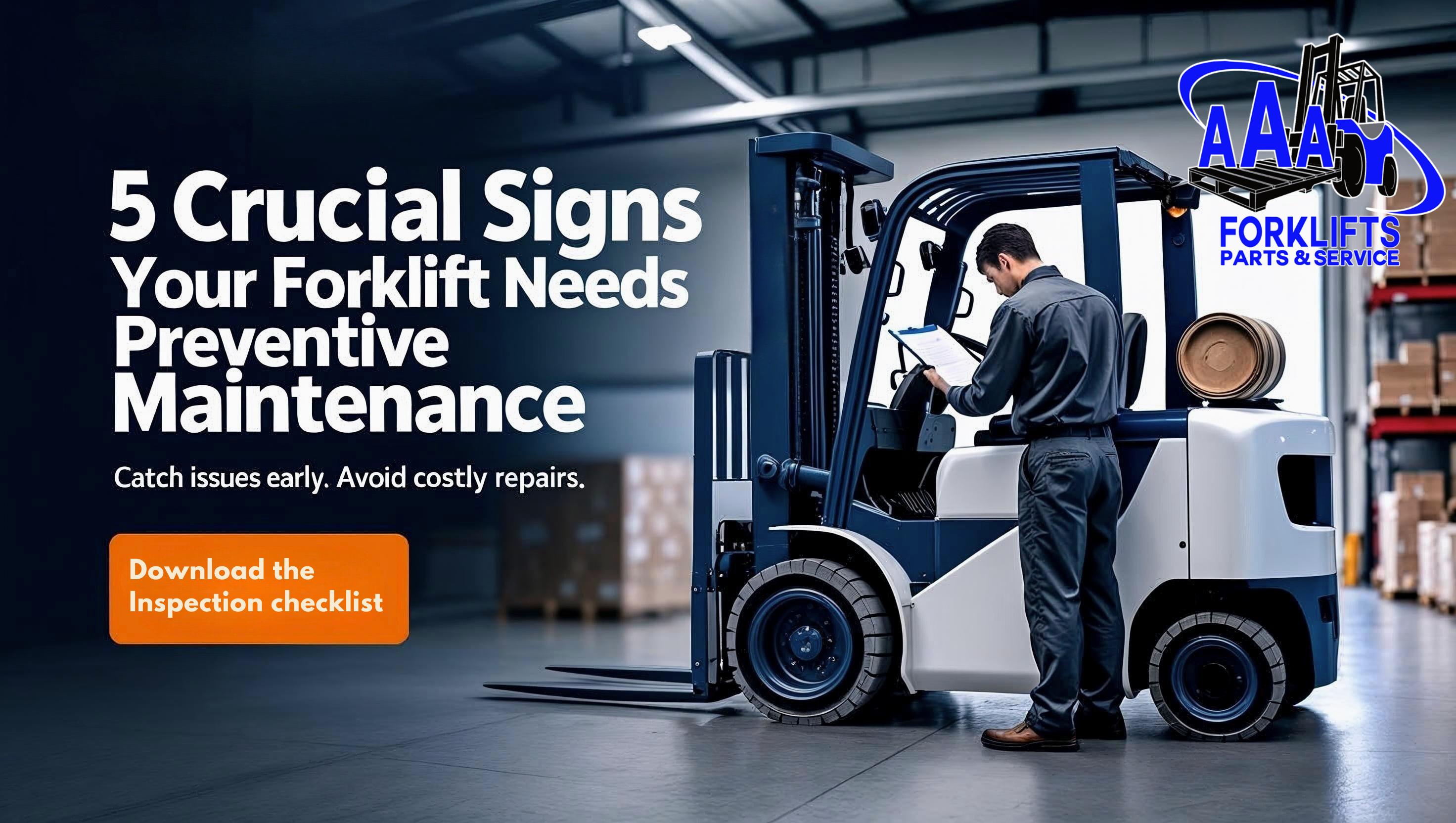 forklift needing service